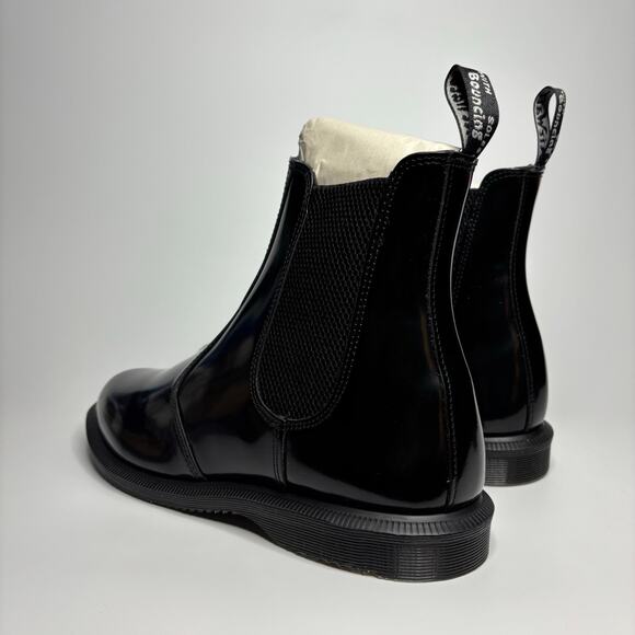 Dr. Martens Flora Women's Smooth Leather Chelsea Boots in Black - Picture 3 of 11